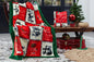 Dolce Bonita Home Wellsoft 3D TV Blanket Holly Jolly, Red Kia Day Design
