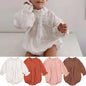 Spring Autumn Baby One Piece Clothes Light Beige