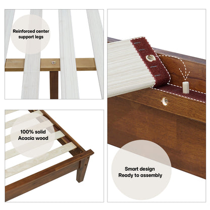 Kaylin Solid Wood Bed Frame - - Bed Frame