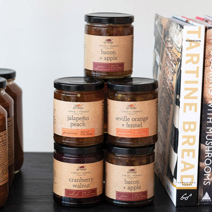 Jalapeño Peach Preserves - Sweet & Spicy Fruit Spread | Finch & Fennel - - Kitchen & Bath