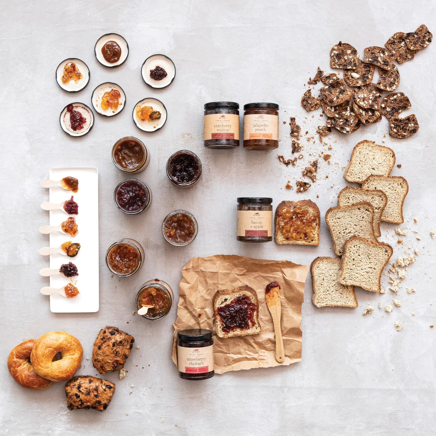 Jalapeño Peach Preserves - Sweet & Spicy Fruit Spread | Finch & Fennel - - Kitchen & Bath