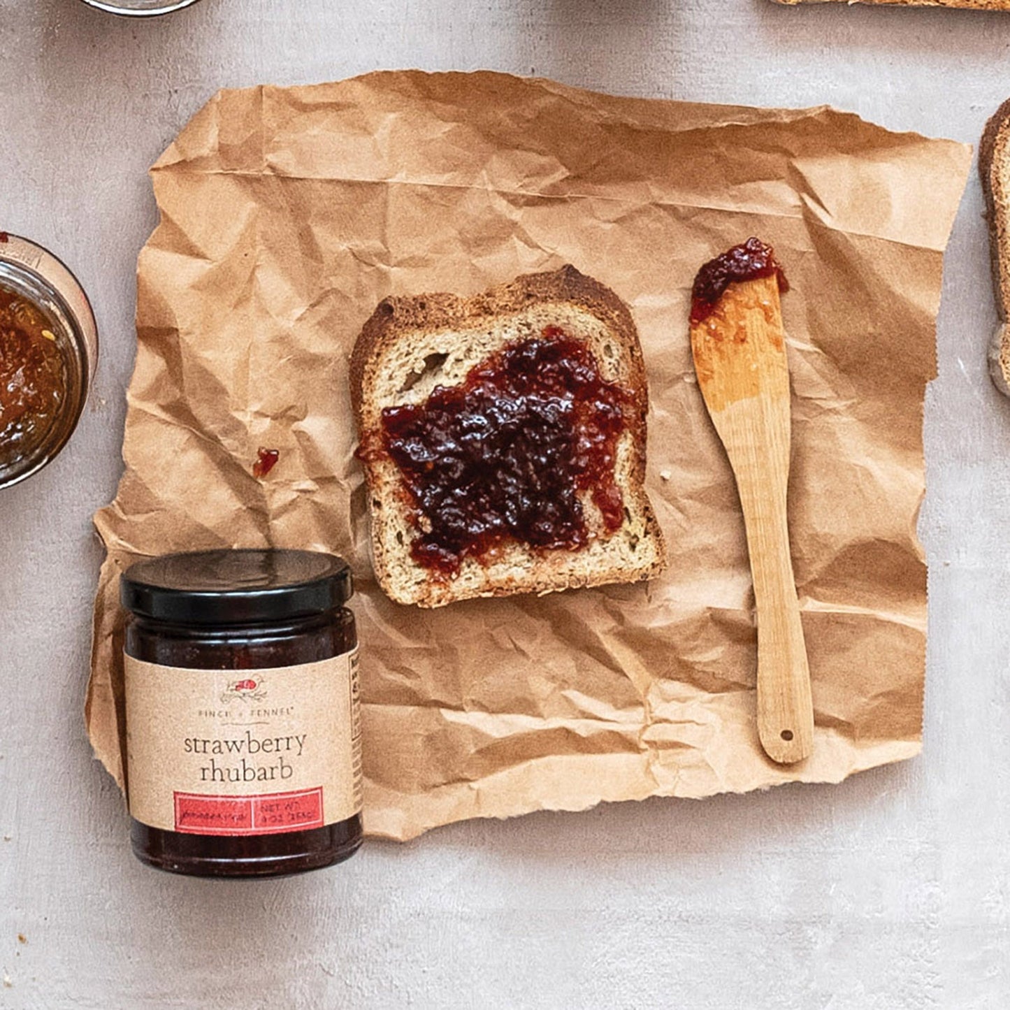 Strawberry Rhubarb Preserves | Finch & Fennel - - Kitchen & Bath