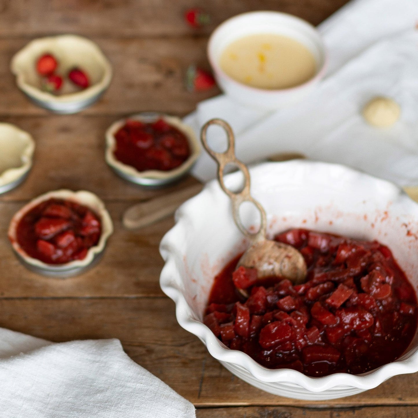 Strawberry Rhubarb Preserves | Finch & Fennel - - Kitchen & Bath