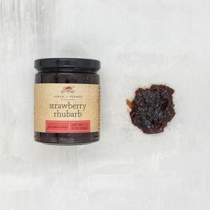 Strawberry Rhubarb Preserves | Finch & Fennel - - Kitchen & Bath