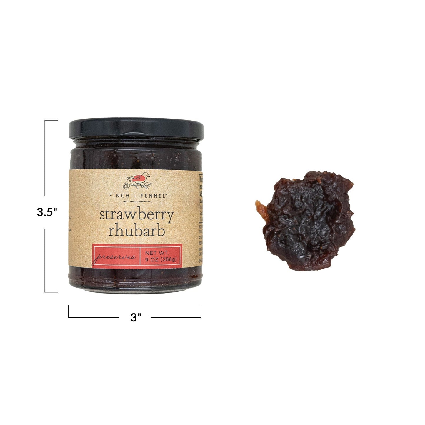 Strawberry Rhubarb Preserves | Finch & Fennel - - Kitchen & Bath
