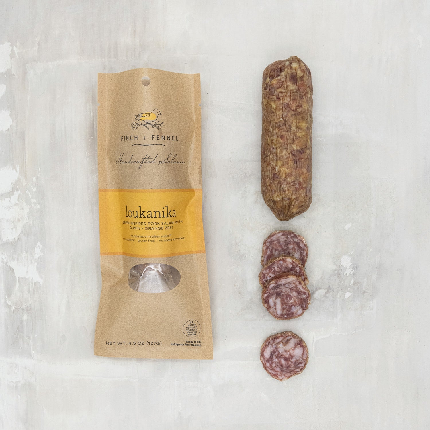 Greek Loukanika Salumi | Finch + Fennel- Rust & Cinder- {{Product type}}