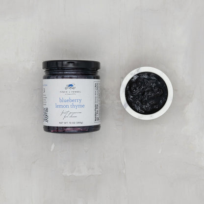 Blueberry Lemon Thyme Fruit Preserves | Finch & Fennel - - Kitchen & Bath
