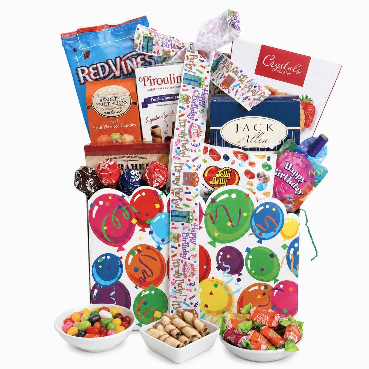 Let’s Celebrate! Birthday Treats Gift Basket- Alder Creek Gift Baskets- {{Product type}}