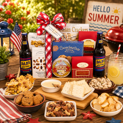 Summer Celebrations Charcuterie Cutting Board Gift Set - - Gift Baskets