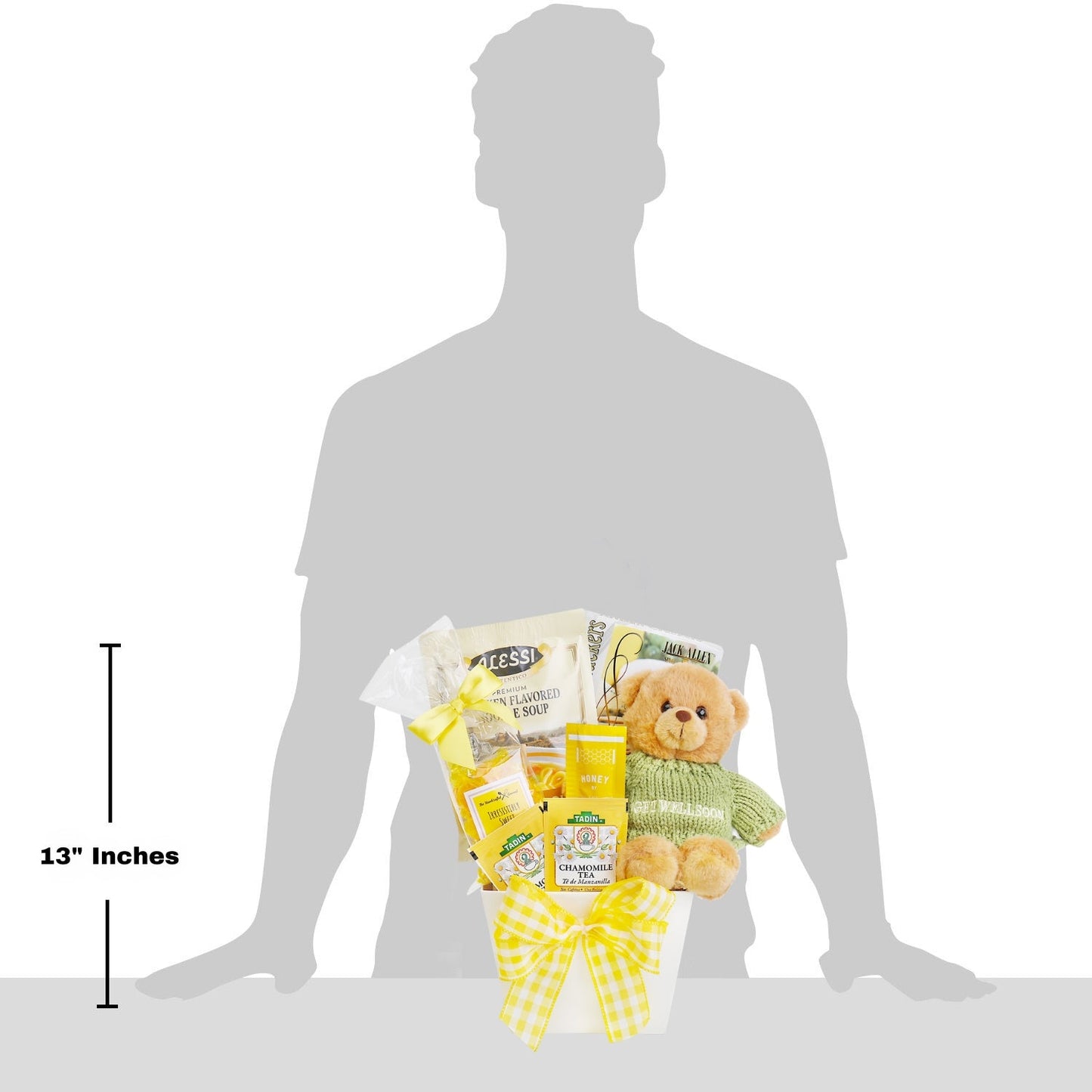 Hugs & Well Wishes Gift Basket - - Gift Baskets