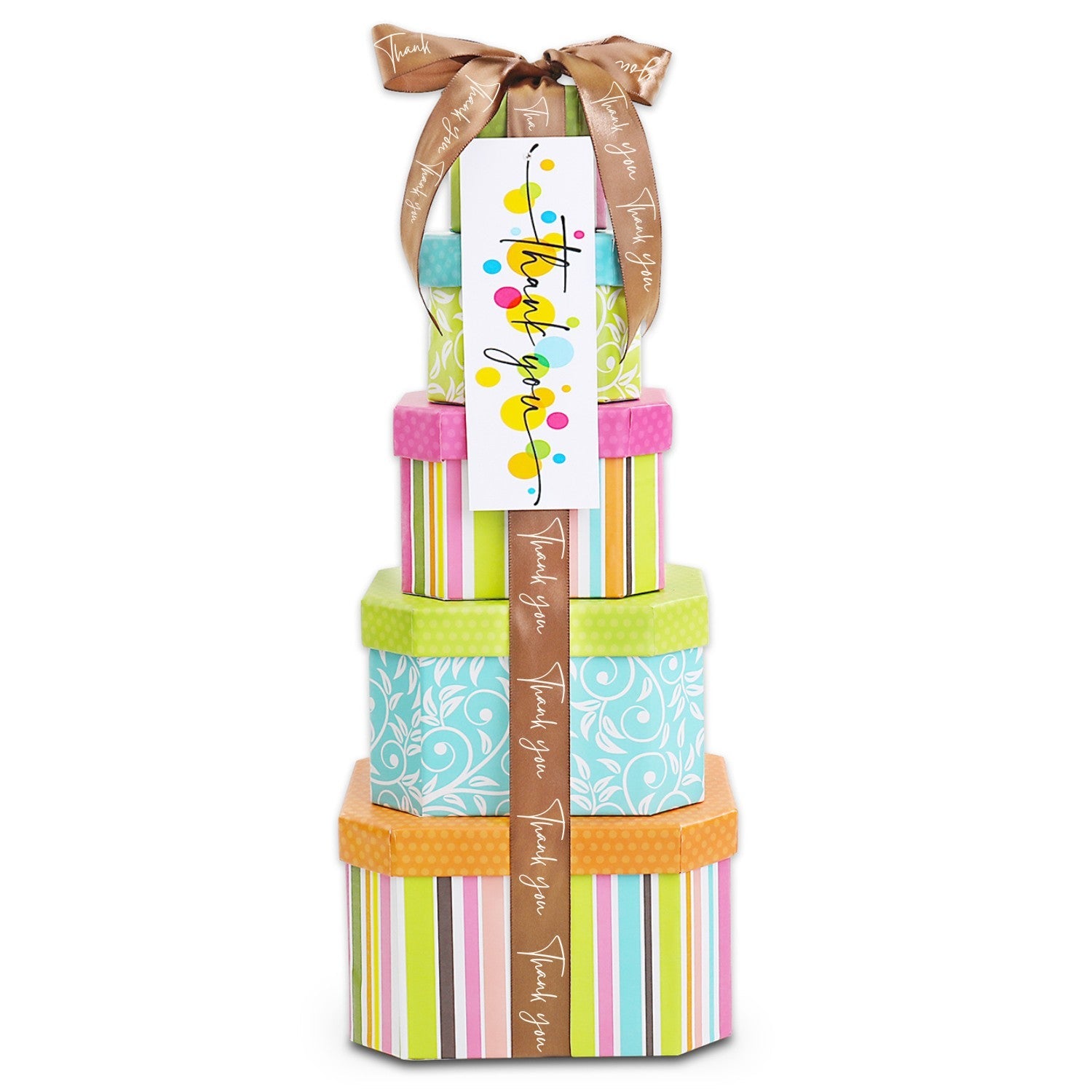 Thank You Treats Gift Tower - - Gift Baskets