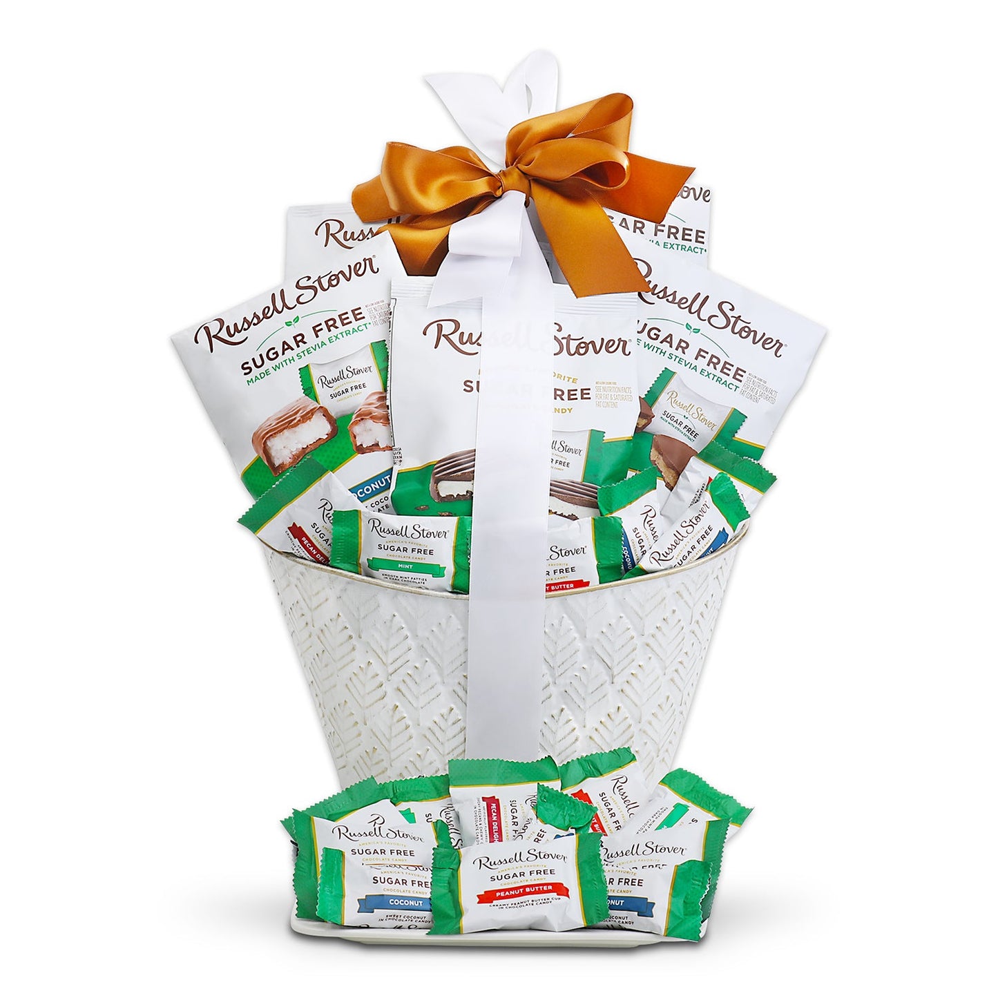 Russell Stover Sugar Free Chocolate Gift Basket - - Gift Baskets