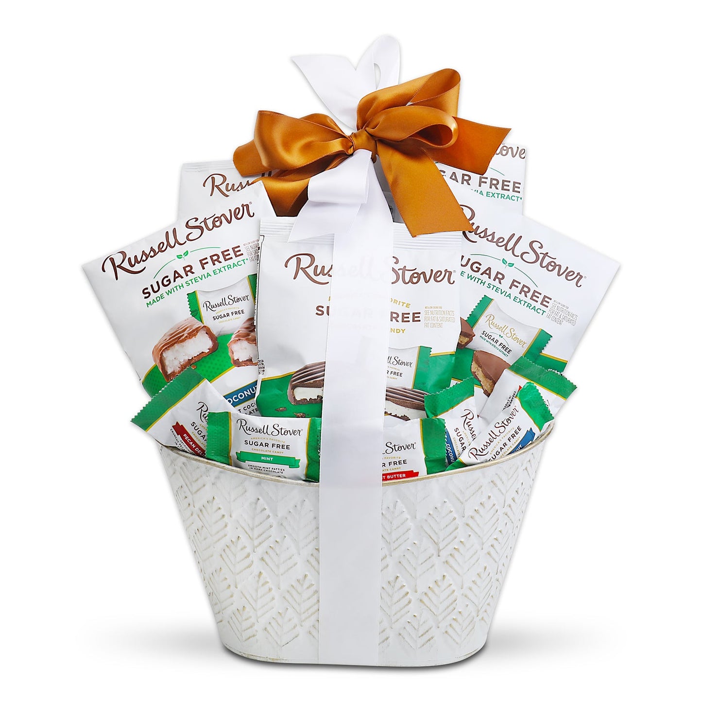 Russell Stover Sugar Free Chocolate Gift Basket - - Gift Baskets