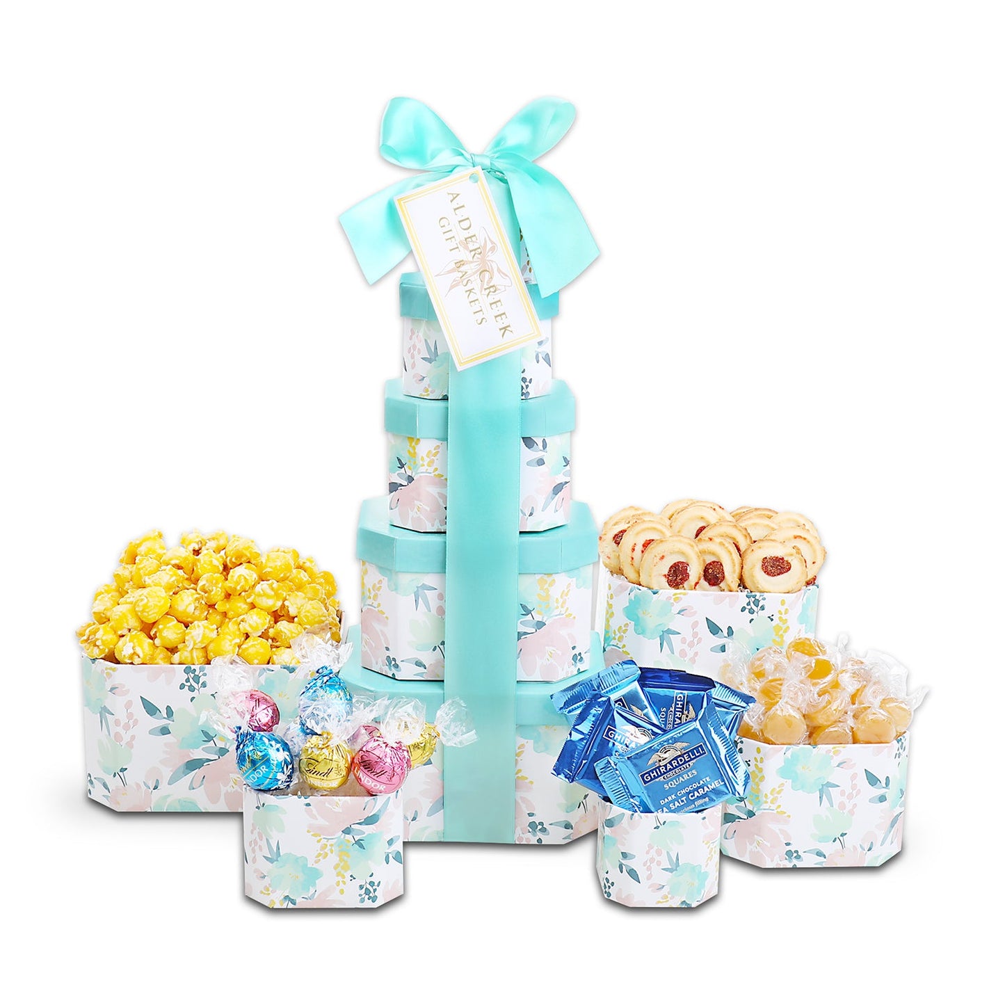 Summer Treats Gift Tower - - Gift Baskets