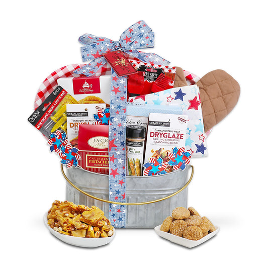 Grillin and Chillin BBQ Gift Basket - - Gift Baskets