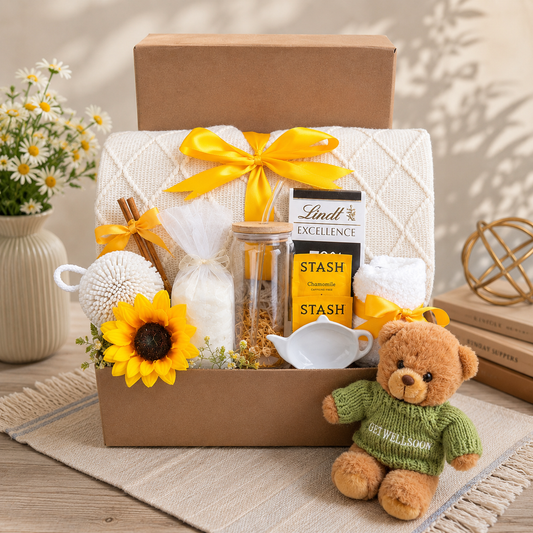 Comfort & Care Relaxation Gift Box - - Gift Baskets