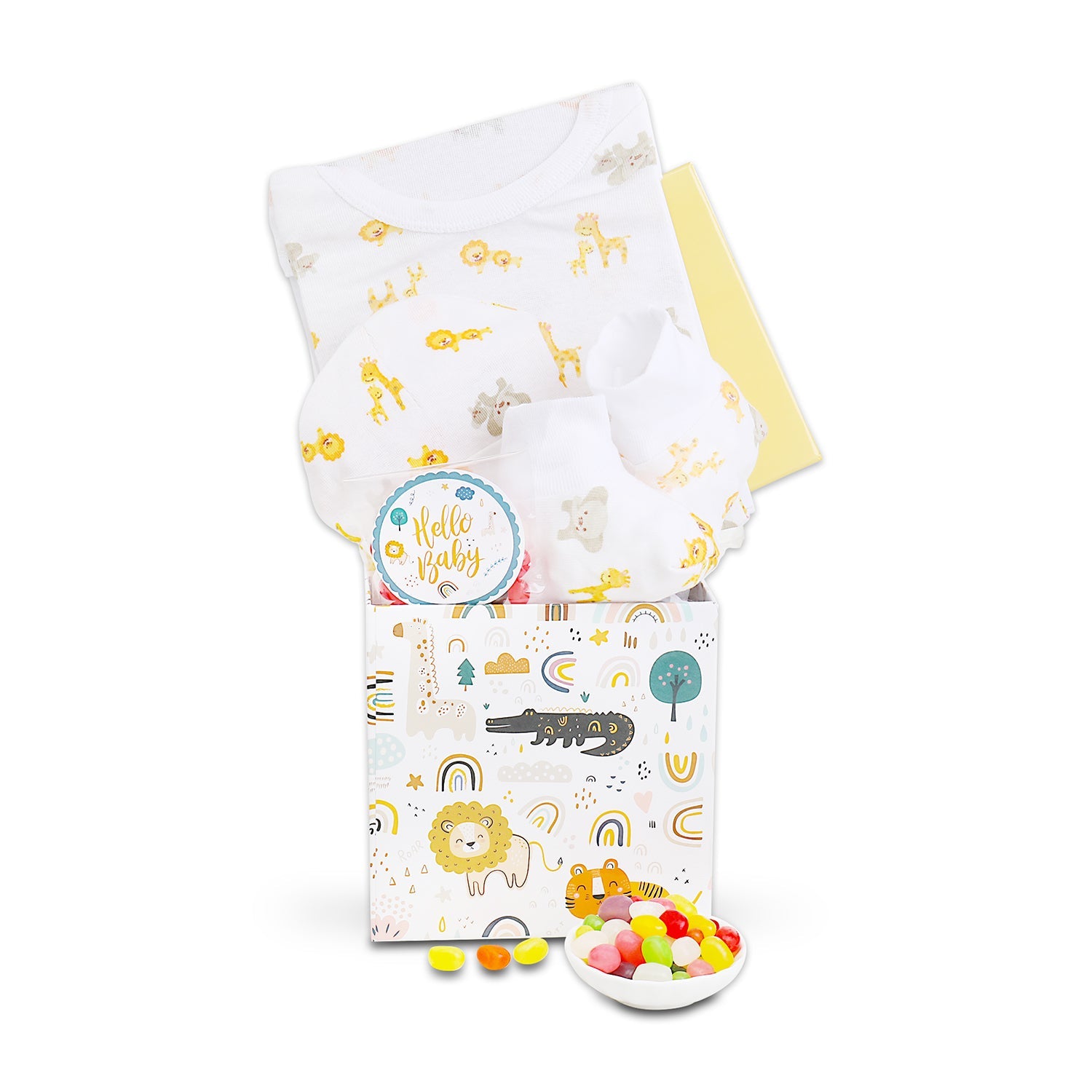 It's a Jungle Out There New Baby Gift Basket - - Gift Baskets