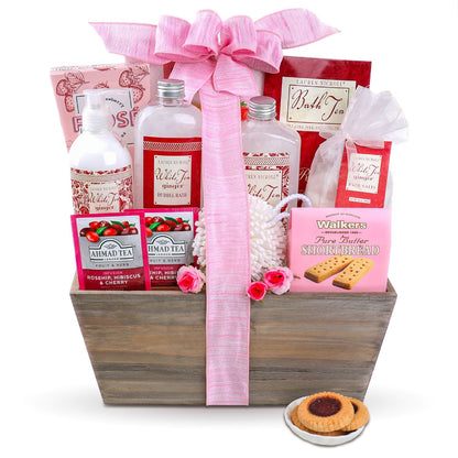 Tea & Tranquility Spa Gift Basket - - Gift Baskets