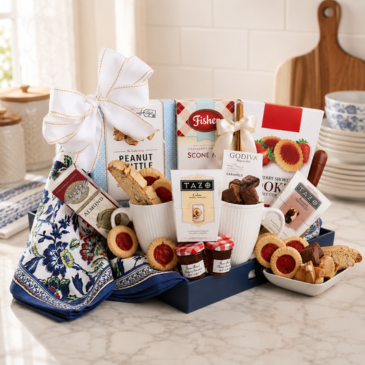 Good Morning Breakfast Tray Gift Basket - - Gift Baskets