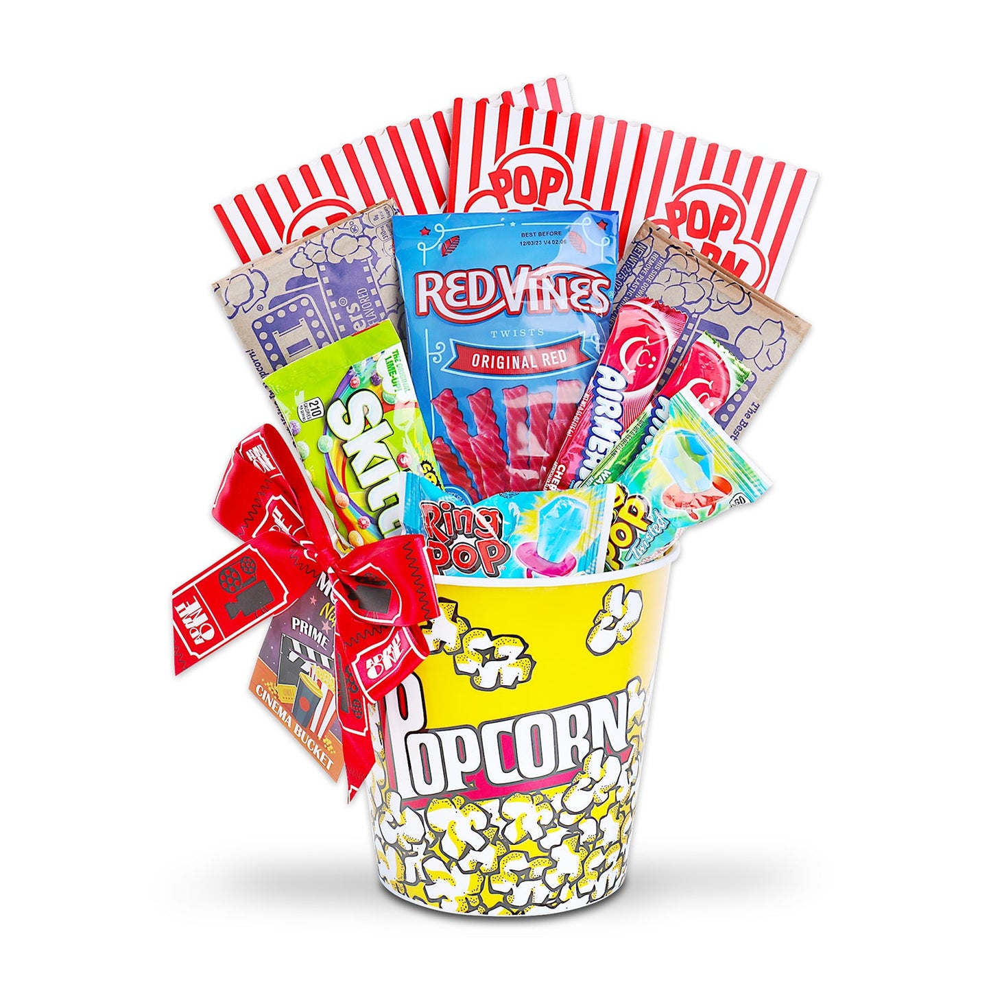 Pop-ular Movie Night Gift Basket - - Gift Baskets