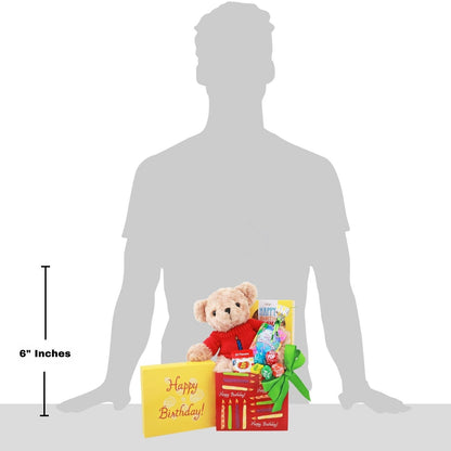 Happy Birthday Celebrations Bear Gift Box - - Gift Baskets