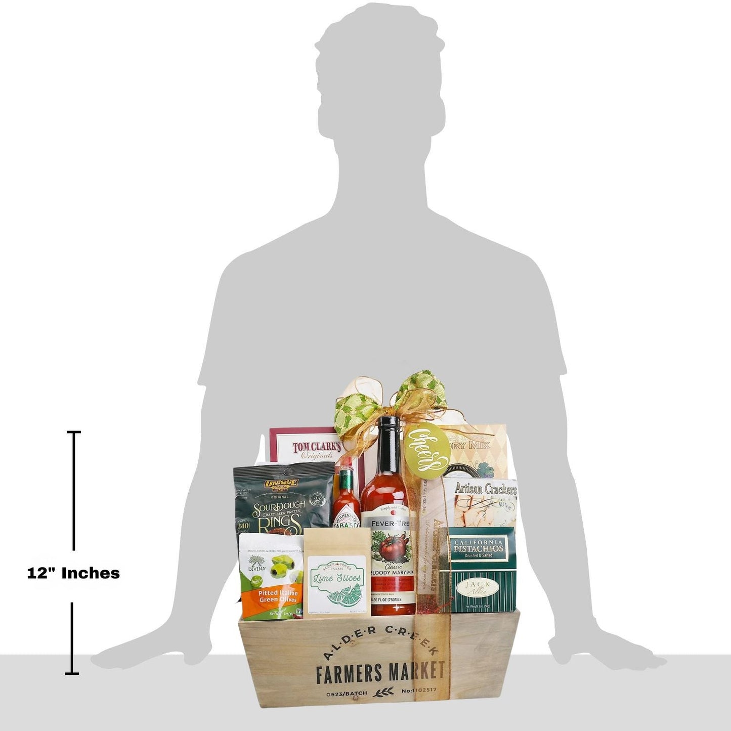 Farmers Market Bloody Mary Cocktail Gift Basket - - Gift Baskets