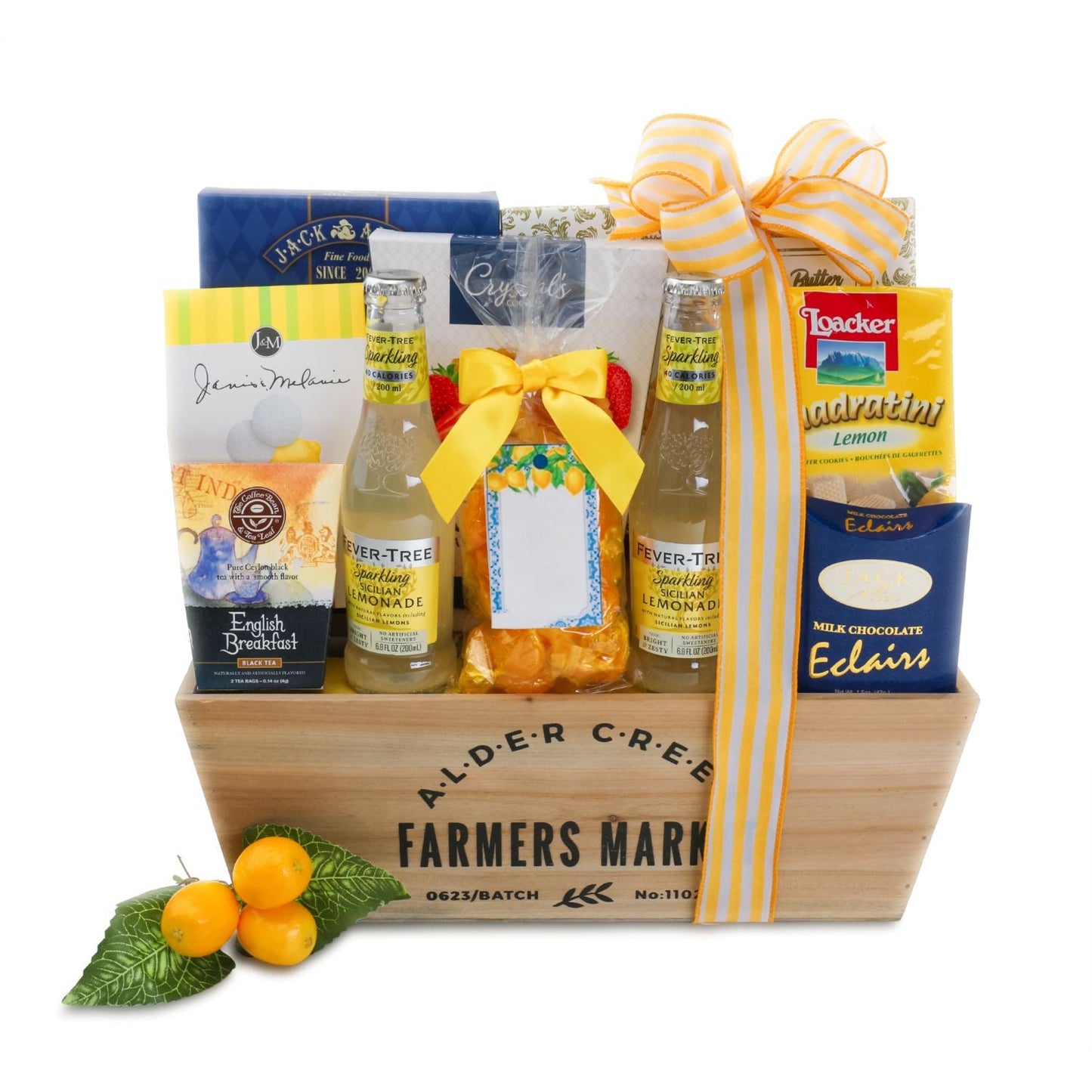Sunshine is for Lemonade Summer Gift Basket - - Gift Baskets