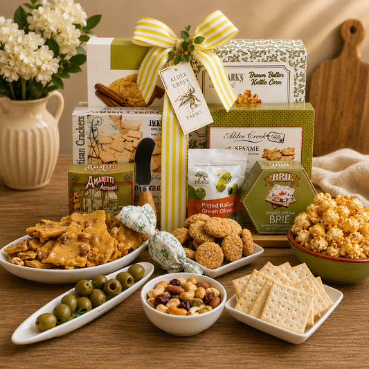 Charcuterie Cutting Board Gift Basket - - Gift Baskets