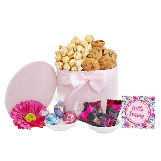 Box of Cookies and Chocolates Gift Basket - - Gift Baskets