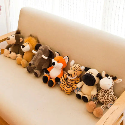 Jungle Animals Stuffed Toys - Kia Day Design