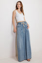 CALM & COLLECTED BLUE DENIM PANTS - DENIM BLUE - PANTS