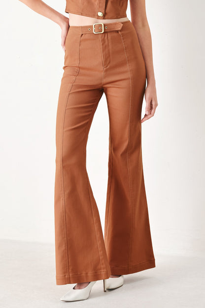 SAHARA EDIT WOVEN PANTS - - PANTS