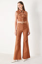 SAHARA EDIT WOVEN PANTS - TERRACOTTA - PANTS