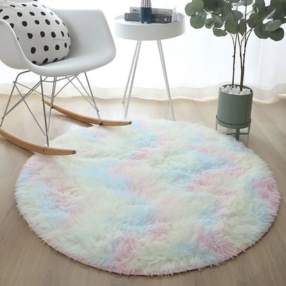 Simple Round Thickened Carpet - Kia Day Design