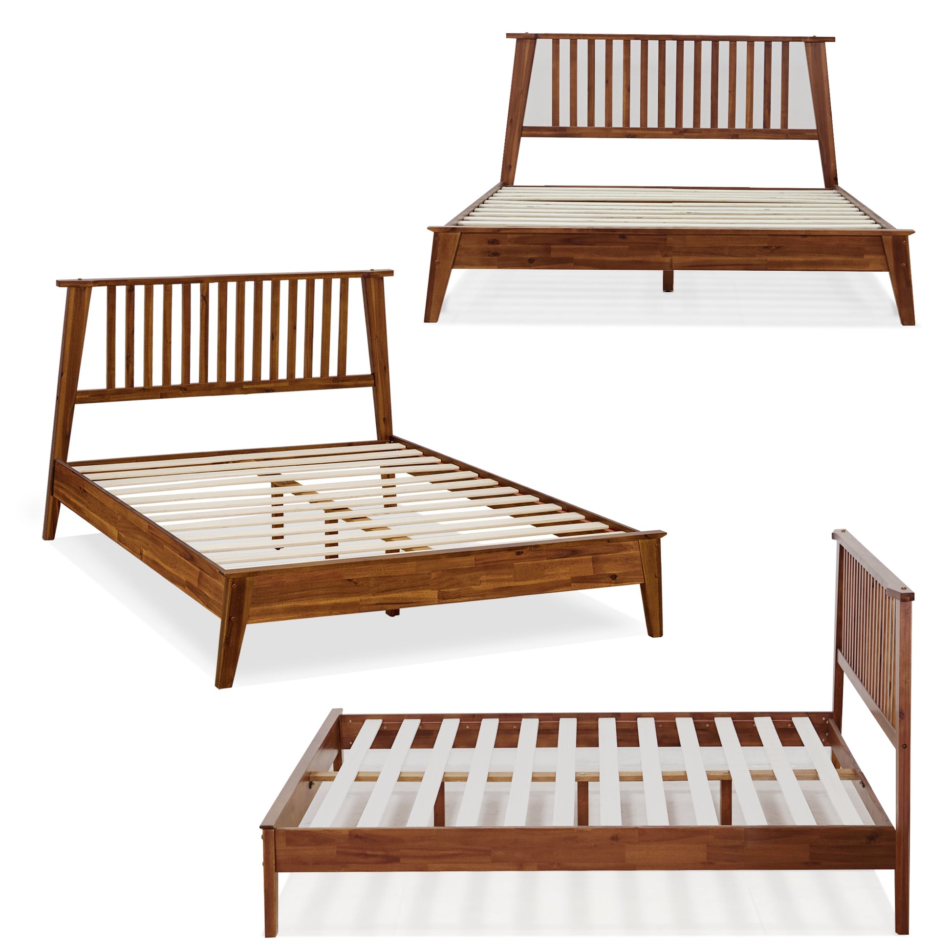 Kaylin Solid Wood Bed Frame - - Bed Frame
