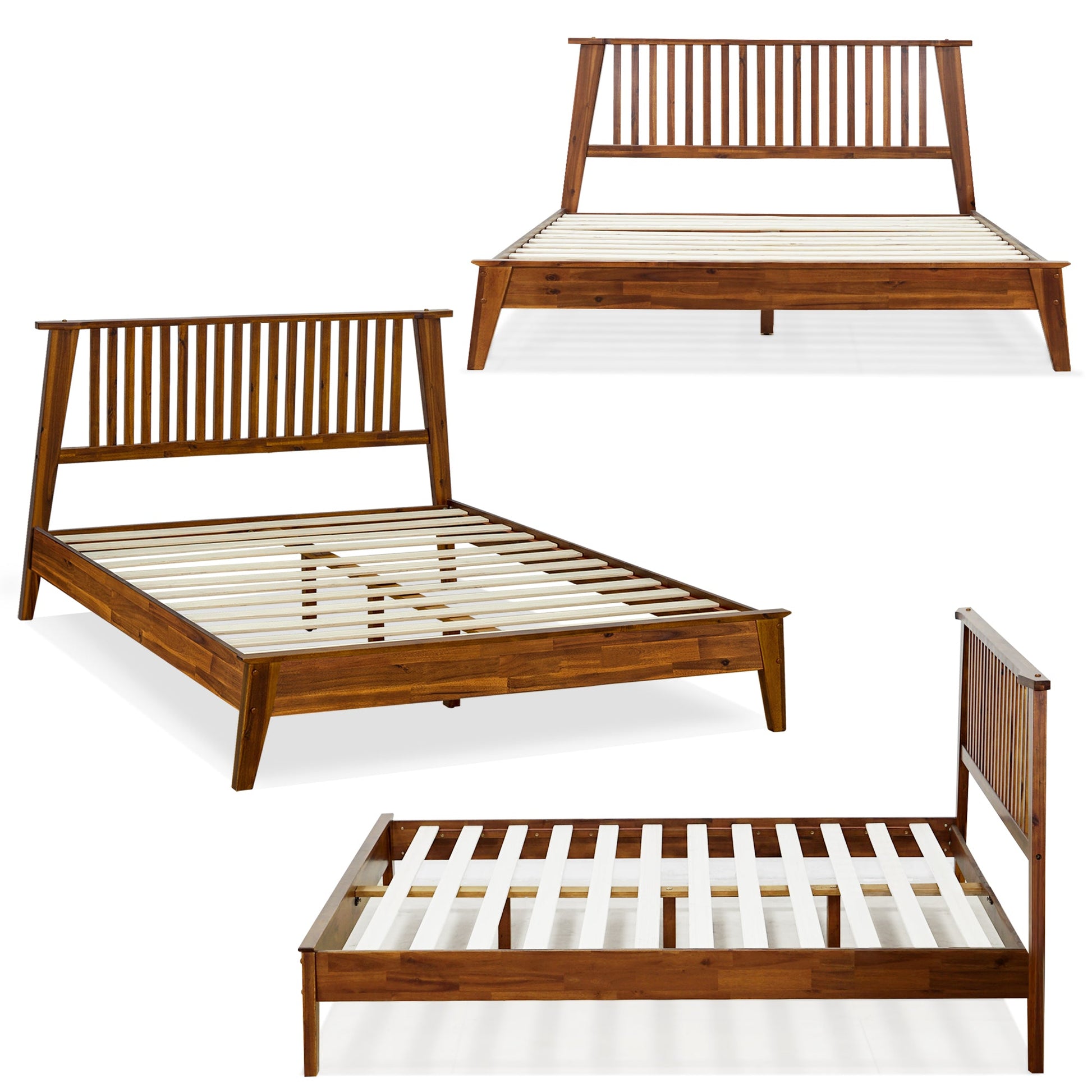 Kaylin Solid Wood Bed Frame - - Bed Frame