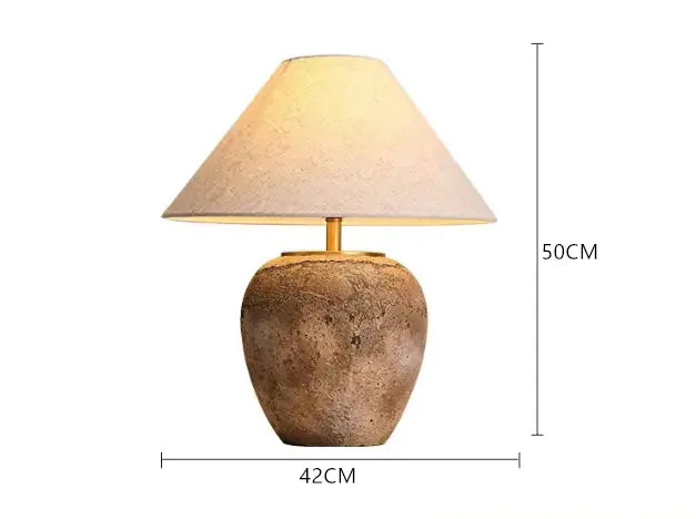Zhongshan Ceramic Table Lamp - Vintage Japanese Style Kia Day Design