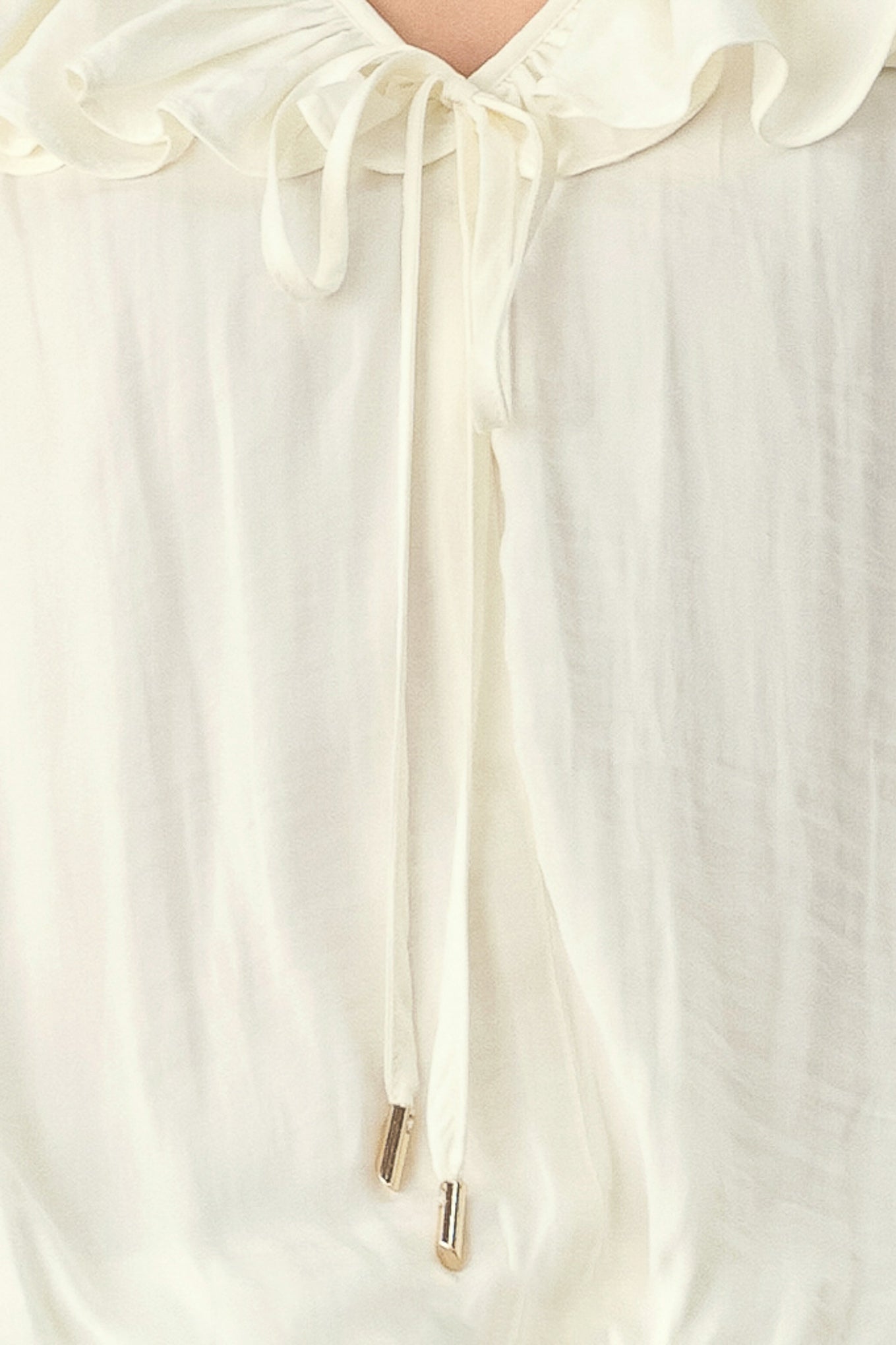 CLOUDRIFT IVORY WOVEN TOP - - TOPS