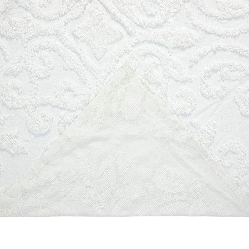 Full Size 100-Percent Cotton Chenille 3-Piece Coverlet Bedspread Set in White- HomePacific- {{Product type}}