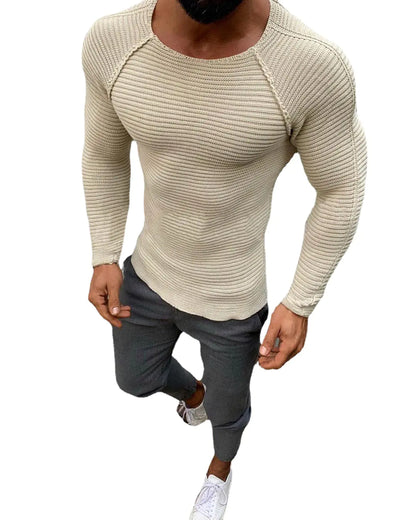 Men's Slim Fit Knit Sweater - Kia Day Design