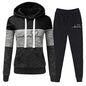 Casual Hoodie Sweat Suit Black