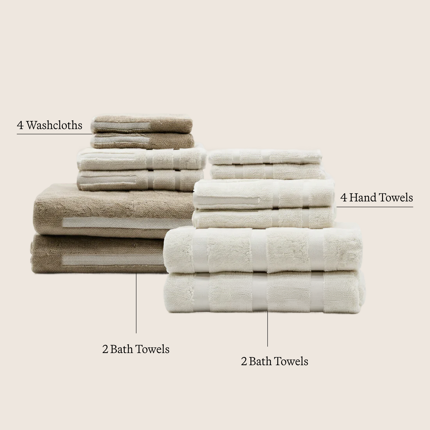 Capri Australian Cotton Towels - - Home- Bath