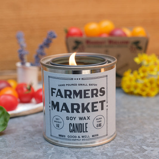 Farmers Market Happy Place Candle - - Candles