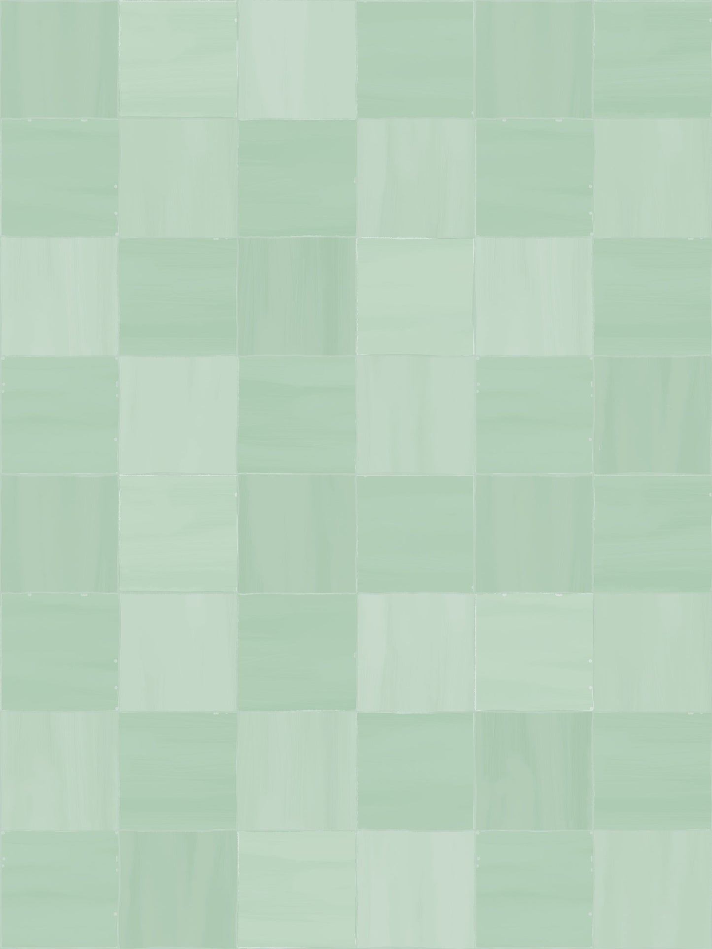 Zellige Wallpaper, mint- Samantha Santana Creative- {{Product type}}