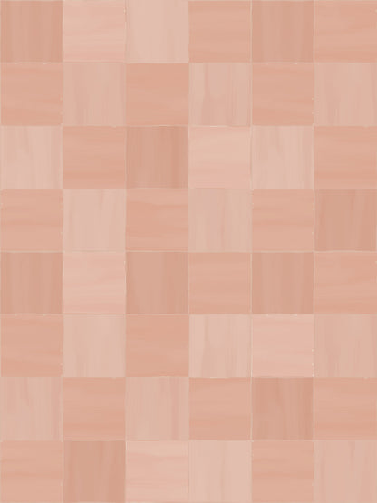 Zellige Wallpaper, rose- Samantha Santana Creative- {{Product type}}