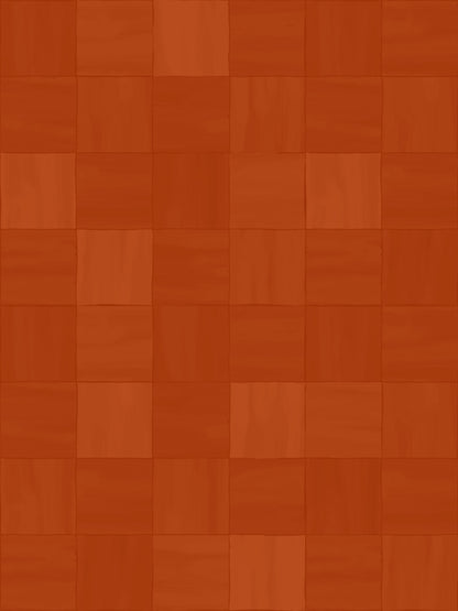 Zellige Wallpaper, rust- Samantha Santana Creative- {{Product type}}