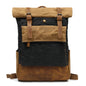 Vintage Canvas Backpack with Classic Design - Kia Day Design