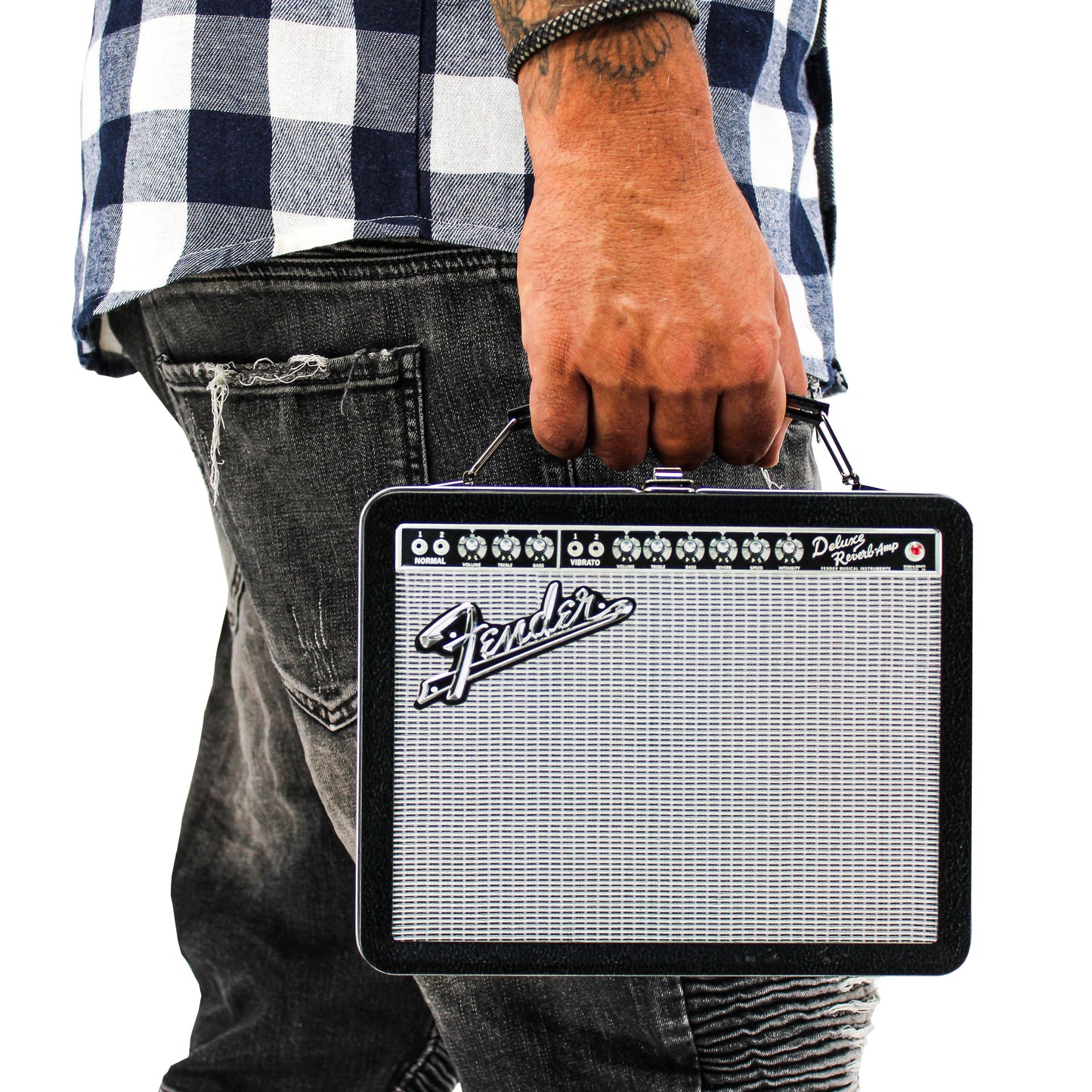 Fender Amp Tin Lunch Box - -