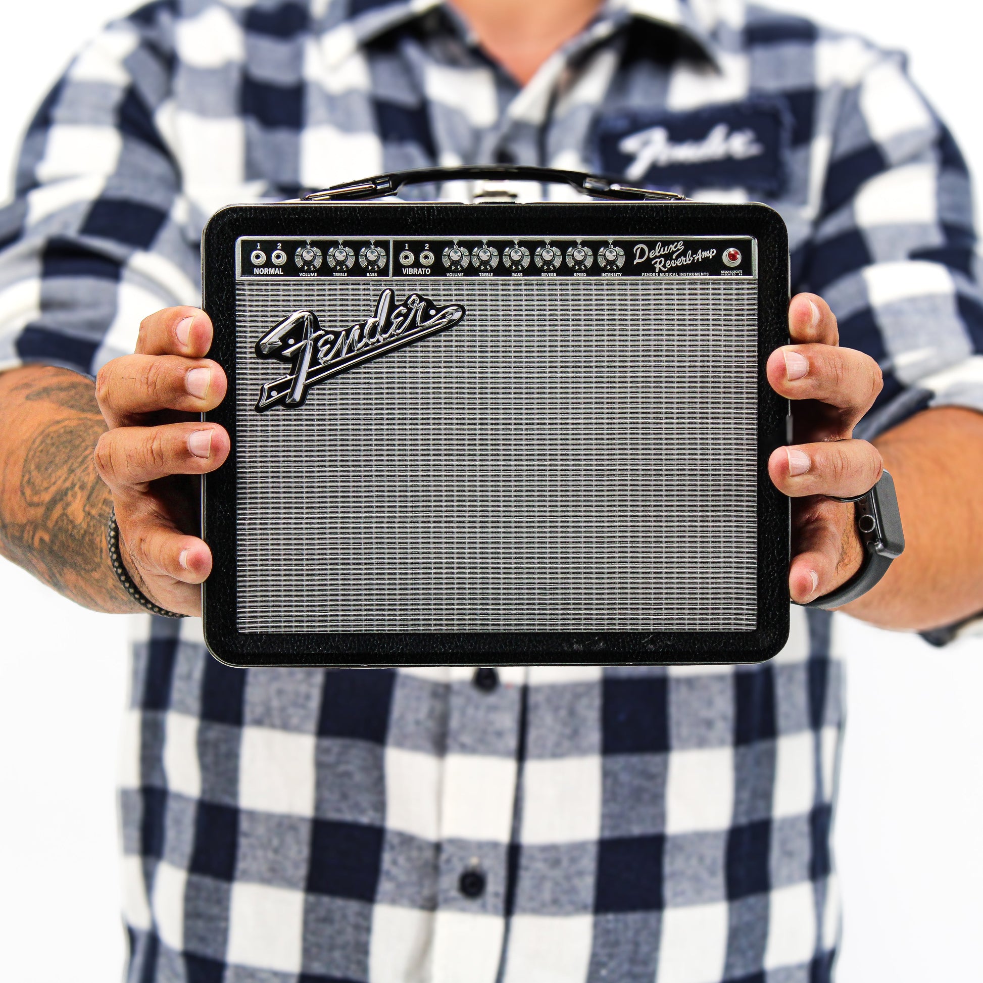 Fender Amp Tin Lunch Box - -