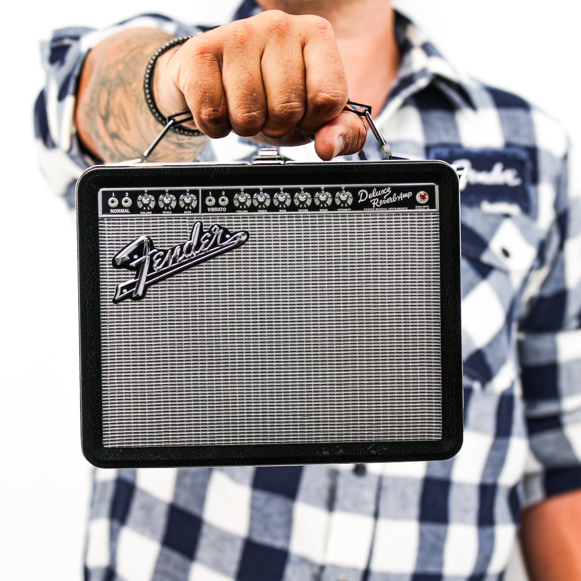 Fender Amp Tin Lunch Box - -